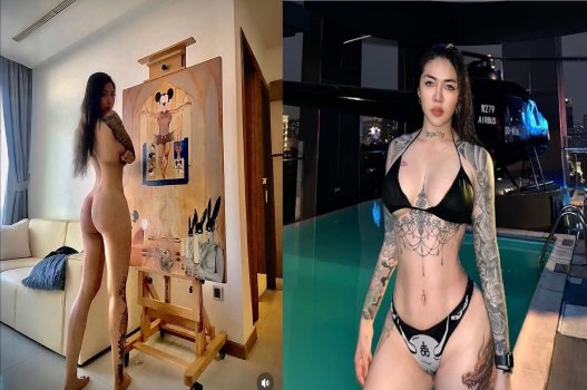 Đụ cô Thủy Tạ bướm dâm xăm khắp cơ thể