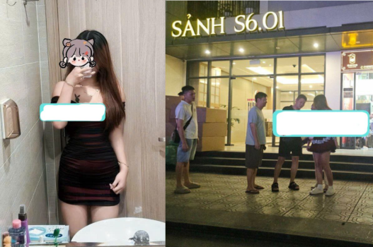 Hot girl bán dâm bị quay lén bí mật